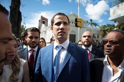 El líder opositor venezolano Juan Guaidó.