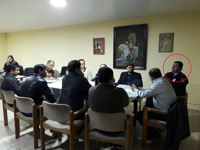 Comisario José Morán, destituido.