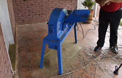 Este equipo fue construido en la Escuela de Agromecánica de Caacupé.