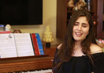 Taleen Hindeleh es una de las ganadoras del concurso "Mi talento en casa", organizado por el Ministerio de Cultura de Jordania.