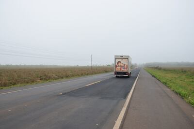 La ruta no fue inaugurada, pero ya tuvo que ser bacheada debido a la mala calidad