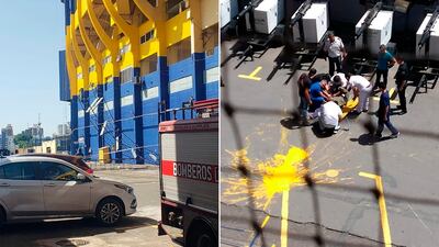 Juan Romero llevaba apenas unos días trabajando como obrero en el estadio de Boca.