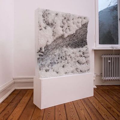 La artista alemana Betty Beier expone hoy en Monocromo.