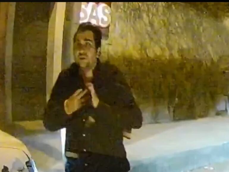 El conductor de la camioneta que protagonizó el accidente.