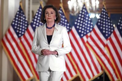 Nancy Pelosi, presidenta de la Cámara de Representantes de Estados Unidos.