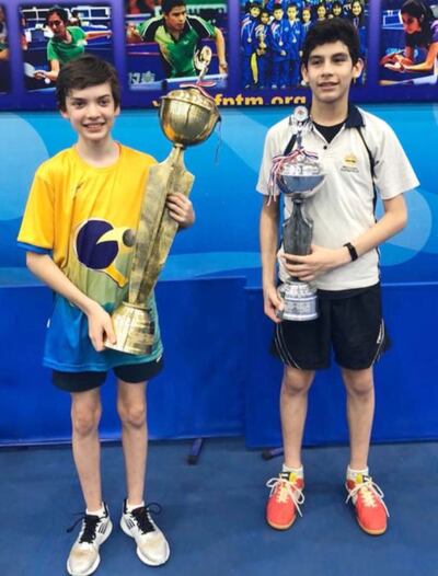 Axel Bertolo y Nicolás Ayala son los
clasificados en la rama masculina.