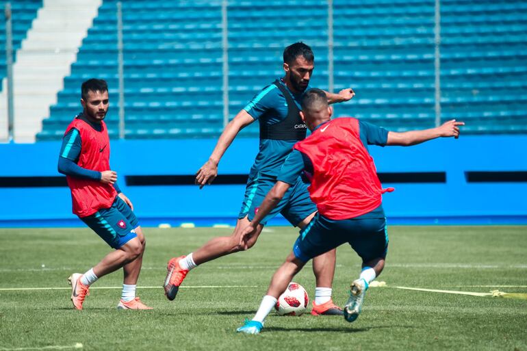 Cerro Porteño, Josué Colmán, Alberto Espínola.
