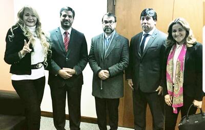 Claudio Bacchetta, que busca el rekutu en el Consejo de la Magistratura, y varios asistentes fiscales, entre ellos María José Pérez, Ricardo Merlo y Fátima Capurro fueron escrachados.