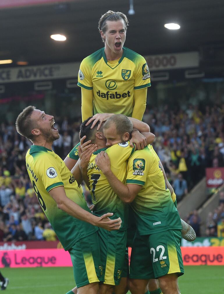 Teemu Pukki, la estrella de la jornada.
