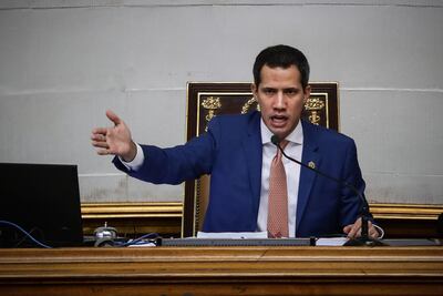 El presidente de la Asamblea Nacional de Venezuela, Juan Guaidó.