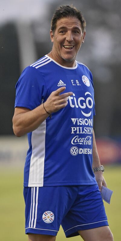 Eduardo Berizzo, el entrenador de la selección mayor.