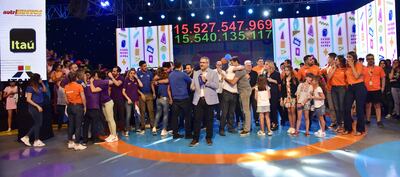 La alegría fue grande en el Centro de Convenciones Mariscal al divulgarse el resultado final.