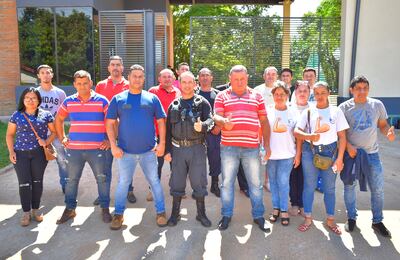 La movilización se realizó frente a la cárcel de Villarrica.