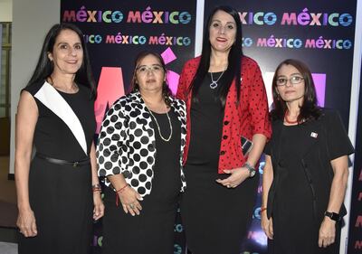 Vicky Makucheff, Marta Pérez, María Liz Cristaldo e Idalina López.