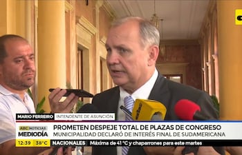 Ferreiro promete despeje total de plazas