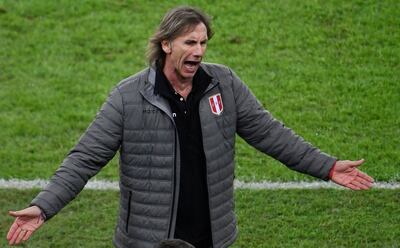 Ricardo Gareca, entrenador argentino de la selección peruana.