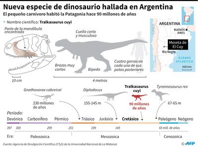 NUEVA ESPECIE DE DINOSAURIO HALLADA EN ARGENTINA