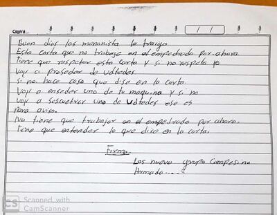 Extorsionadores alegaban ser un nuevo grupo armado para exigir dinero a productores en Caaguazú.