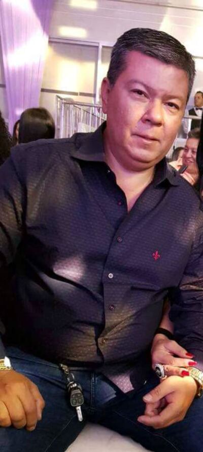 Édgar Insfrán, aduanero asesinado a balazos.