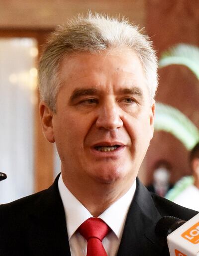 El senador Enrique Bacchetta (ANR, Añetete) estuvo en la víspera en Palacio de Gobierno para reunirse con el Presidente.