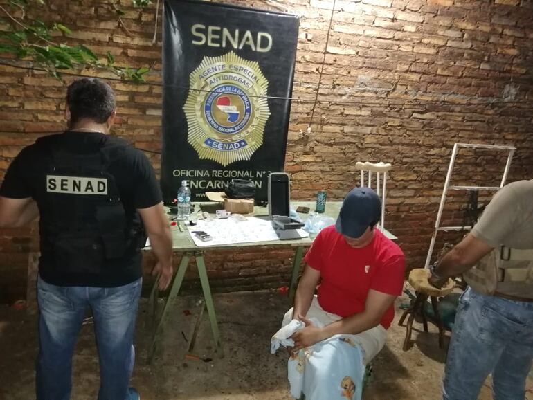 Senad detiene a supuesto proveedor de cocaína