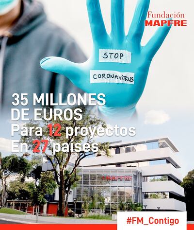 Fundación MAPFRE  entiende  las nuevas realidades de este mundo cambiante, como la lucha contra el coronavirus.