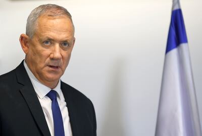 Benny Gantz, candidato a primer ministro de Israel.