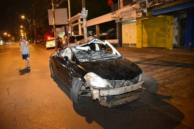 Cuádruple choque sobre Eusebio Ayala deja un herido