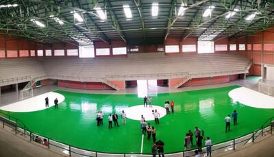 El poliderportivo municipal de Ciudad del Este es una de las alternativas para instalar el centro prehospitalar.