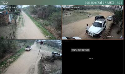 Los vecinos instalaron varias cámaras  para intentar frenar la inseguridad.