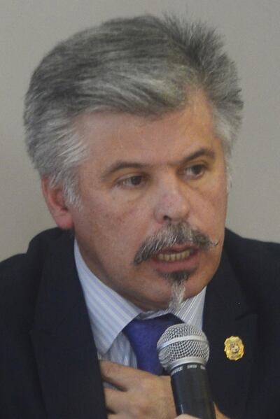 Arnaldo Giuzzio, ministro de la Senad.