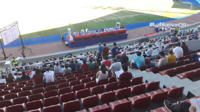 La asamblea del club Cerro Porteño se realizó este lunes.