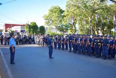 Unos 600 uniformados estarán destinados a la seguridad en el departamento.