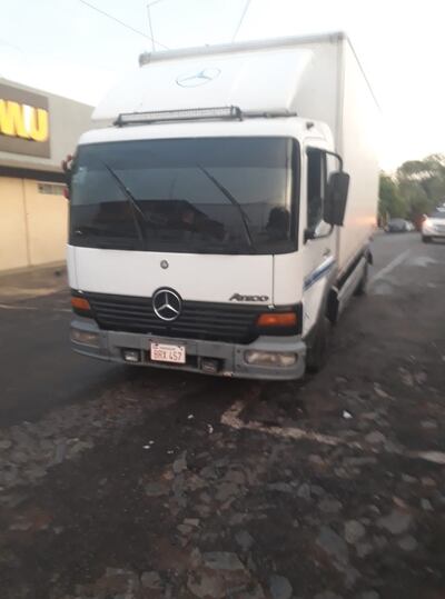 El transporte de cargas finalmente fue interceptado y capturado en la zona de Itauguá, con la ayuda de la Policía.
