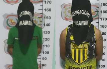 Detenidos por el asesinato de Gabriel Sartorio Ferreira, ocurrido en una fiesta en Pedro Juan Caballero.