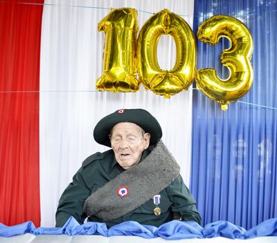Máximo Fernández festejó lúcido sus 103 años de vida, en su natal Nueva Italia.