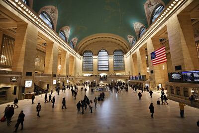 La Gran Terminal Central de Nueva York prácticamente vacía en tiempos de coronavirus.