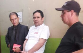 El sentenciado Enrique Troche Aranda (57) tras escuchar su sentencia.