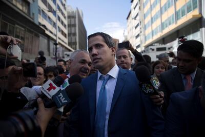 El líder opositor venezolano Juan Guaidó.