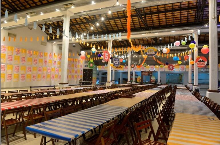 Las instalaciones están listas para recibir a miles de visitantes.