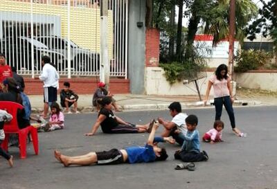 Eduardo Domínguez, de la parcialidad Mbya Guaraní, nuevamente usa a los niños para hacer reclamos al INDI.