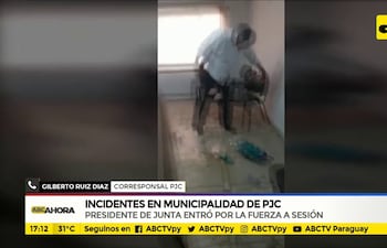 Incidentes en PJC: Presidente de Junta entró por la fuerza a sesión