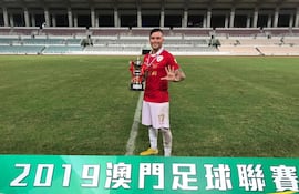 Ismael Ortega, el lateral del Benfica de Macao.