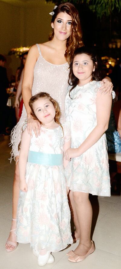 Constanza, María Fe y Lucía Martínez.