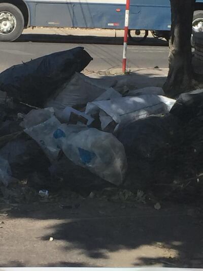 Basuras en Asunción.