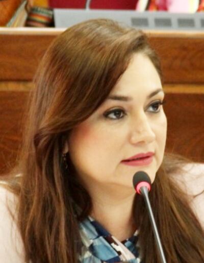 Diputada Rocío Abed de Zacarías (ANR, HC) criticó la gestión de Miguel Prieto en el Este y defendió al “clan” Zacarías-McLeod.