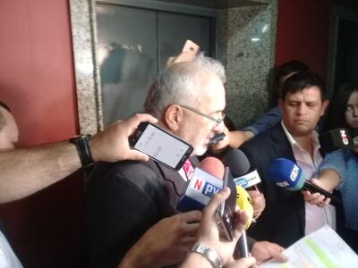 Abogado Hugo López, defensor del exdirector del Penal de Emboscada, Juan Carlos Irala.