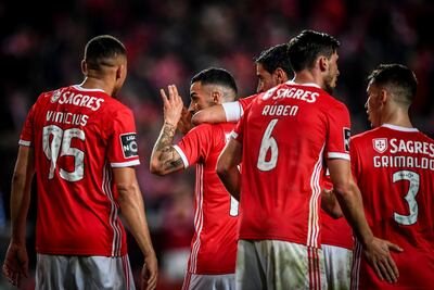 Benfica ganó en la liga de Portugal
