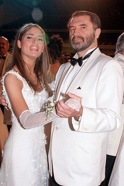 Carina Rieder Garay con su papá Juan Rodolfo Rieder.