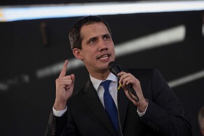 El líder opositor venezolano Juan Guaidó.